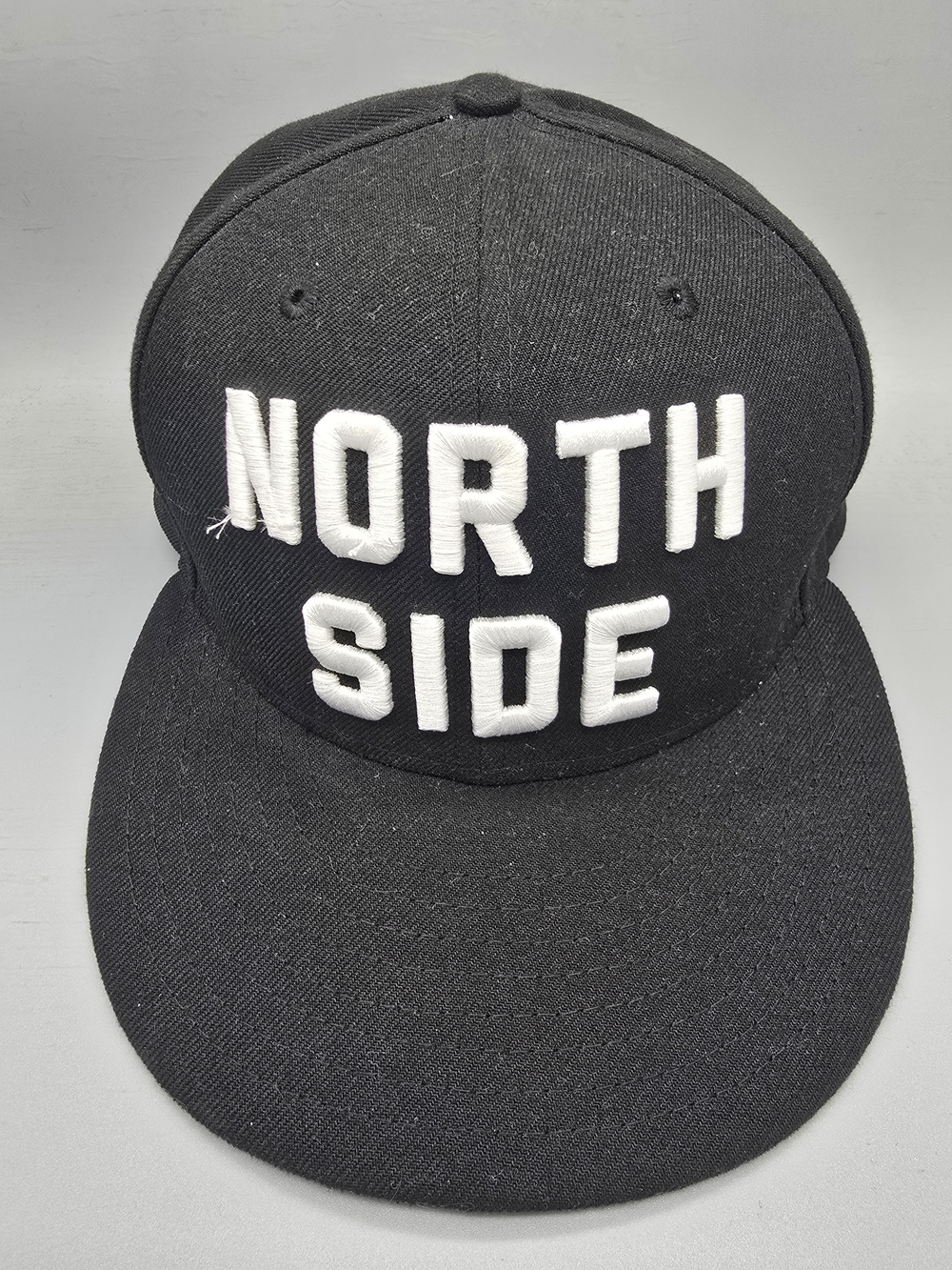 "North Side" New Era Toronto Raptors Black and White 9FIFTY Snapback Hat